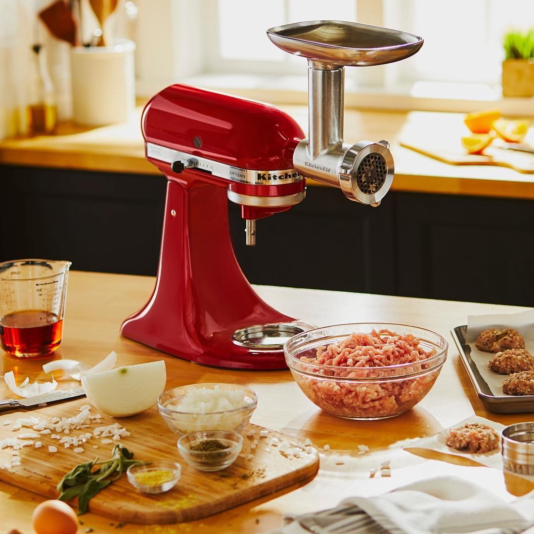 众测产品 kitchenaid 私人定制款厨师机(微众测)绞肉灌香肠 做冰淇淋