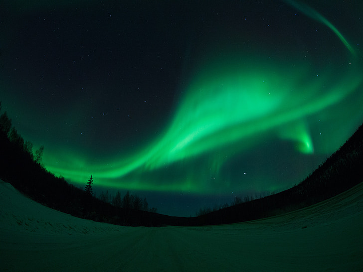 阿拉斯加Fairbanks 看极光