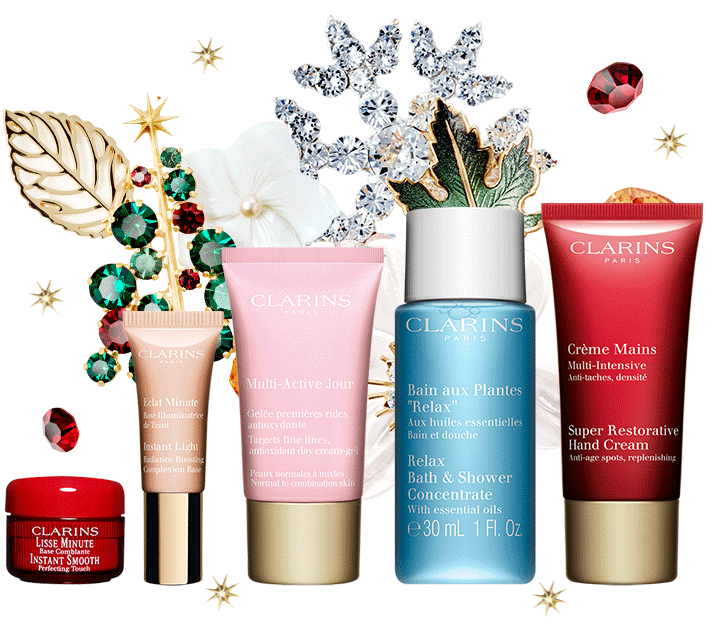 with Any $100 Purchase @ Clarins