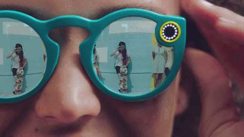 超酷炫 spectacles by snap inc. 智能太阳眼镜 边看