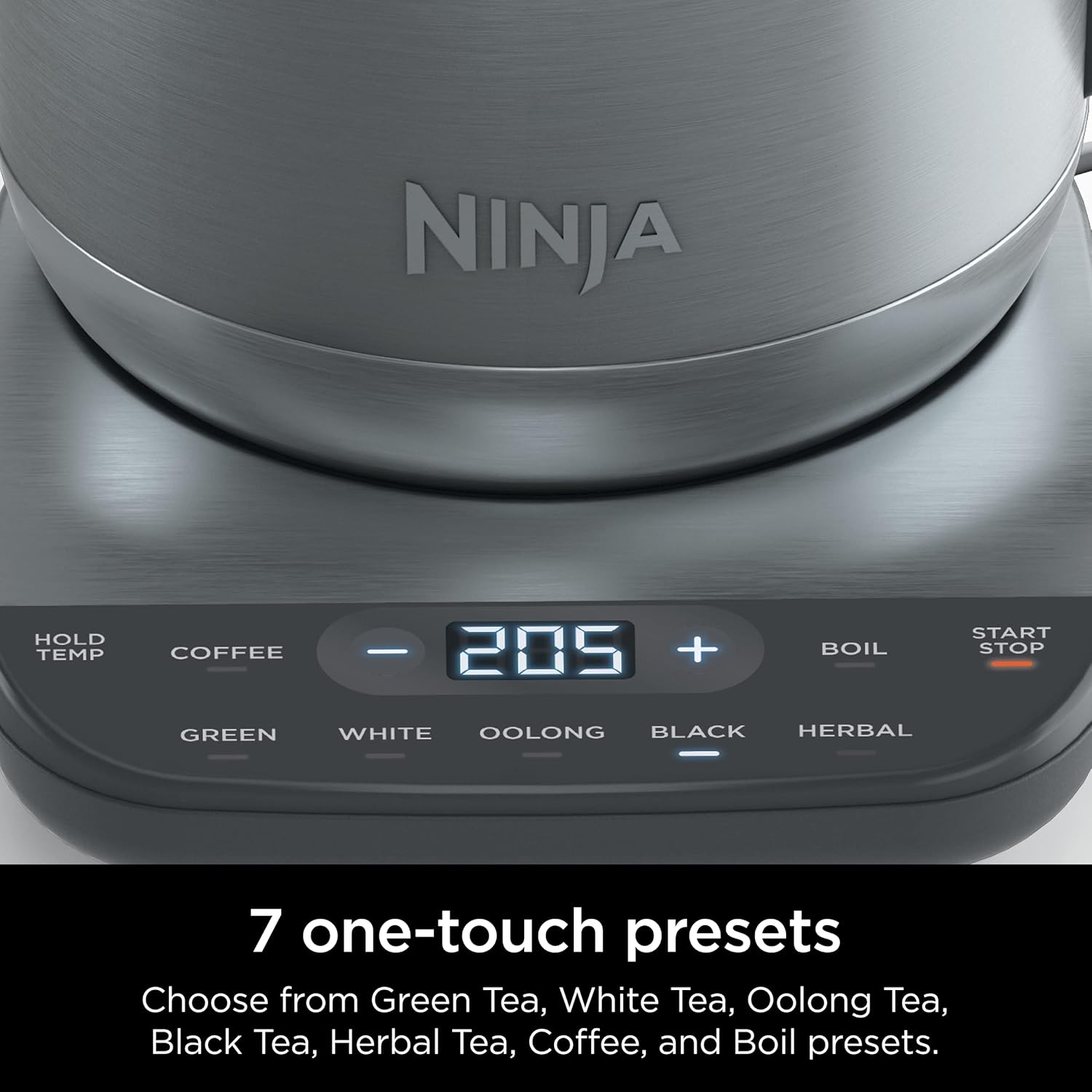 笙保温器 Ninja 智能恒温电热水壶1.65L 一键冲泡7段温控更精准$69.99