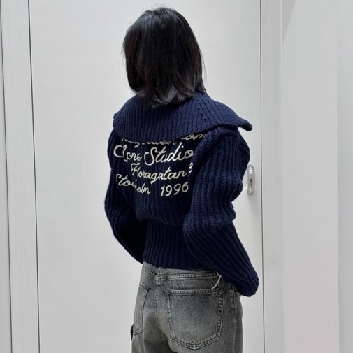 Acne Studios圆领羊毛毛衣