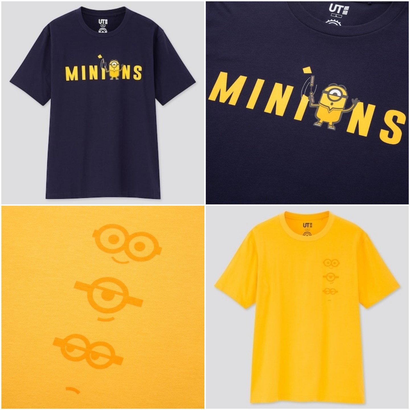 上新:uniqlo minions小黄人ut合作款印花t恤 $14.9起 - 北美省钱快报