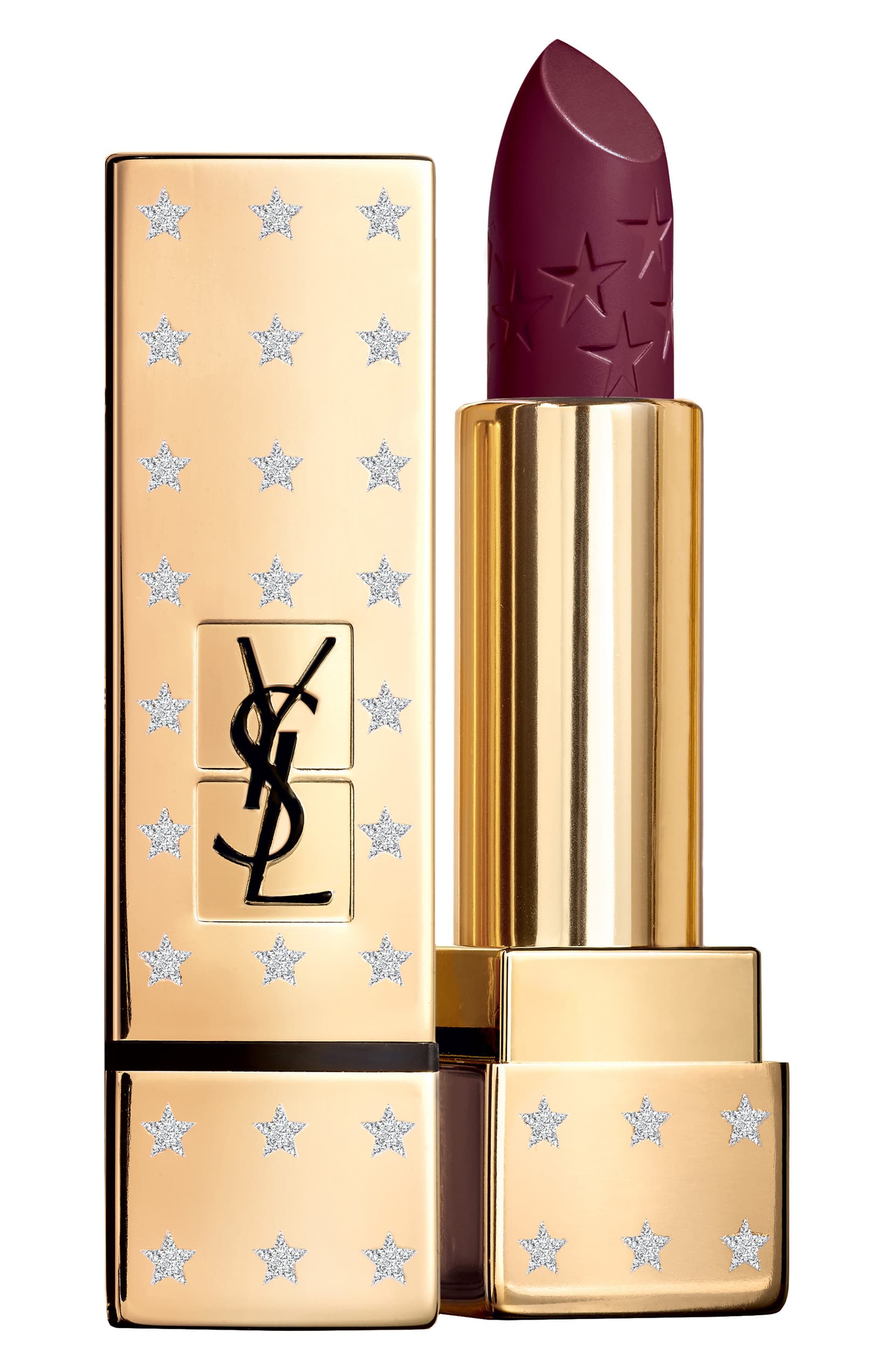 补货:ysl 星星限量方管唇膏热卖 入97号气质深紫红色 $25 (指导价$38)