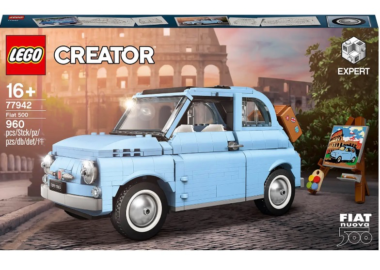 Lego 菲亚特500 限量款 激萌baby Blue 色 北美省钱快报