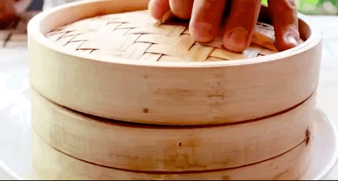 蟹黄小笼包-开锅.gif