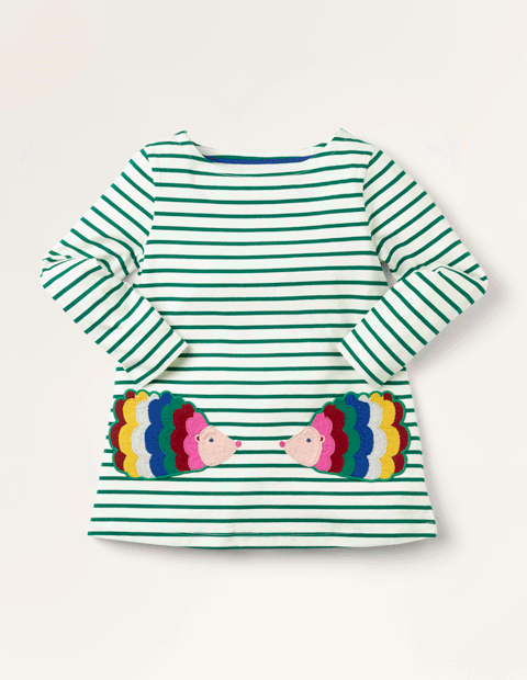 Boden儿童贴布绣裙式上衣