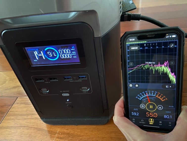 Ecoflow Delta 移动电站 噪音