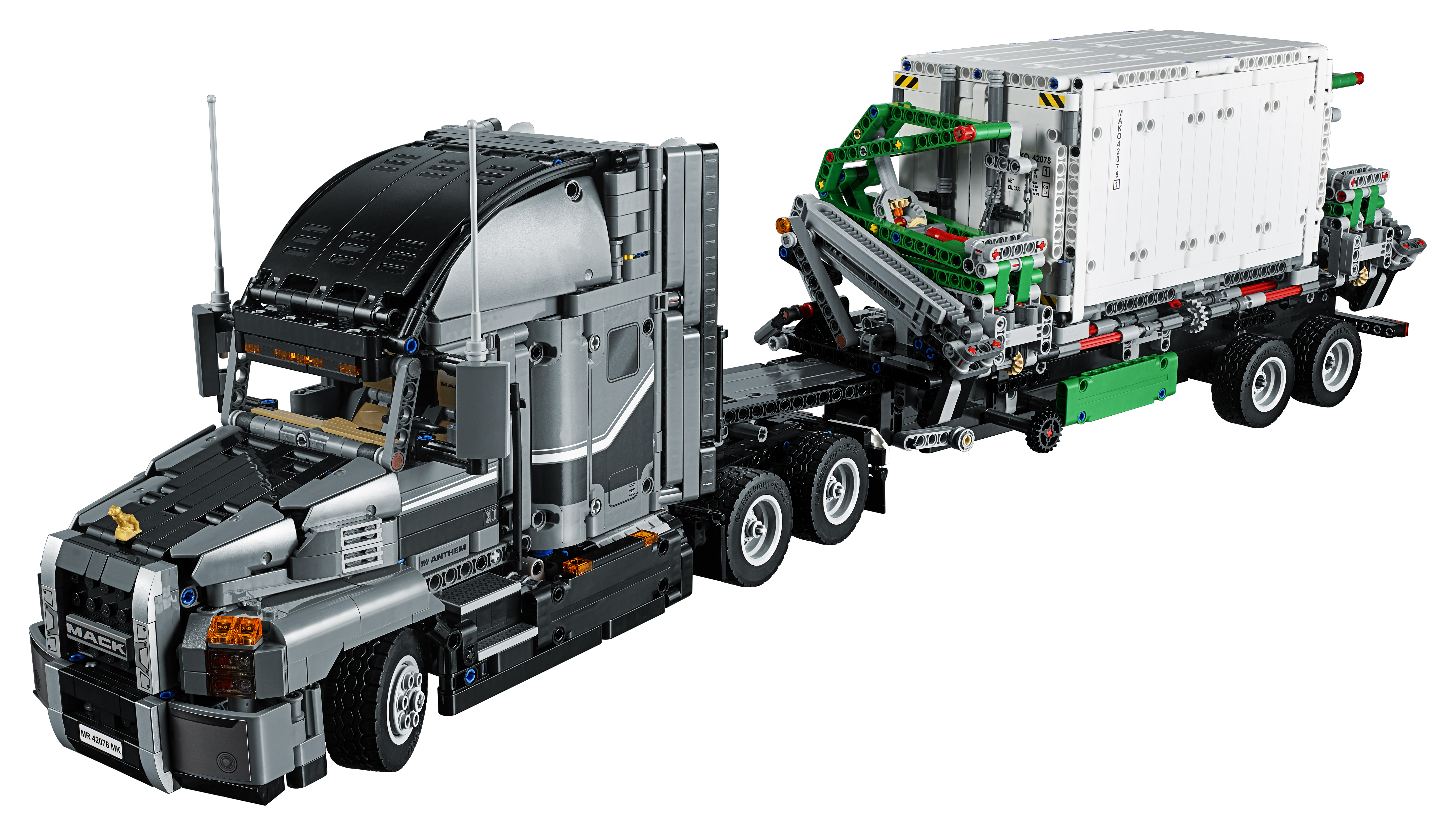 lego technic mack 18轮 长途运输卡车套装 42078$129.99(原价$179.