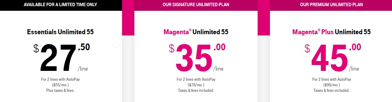 t mobile senior rates