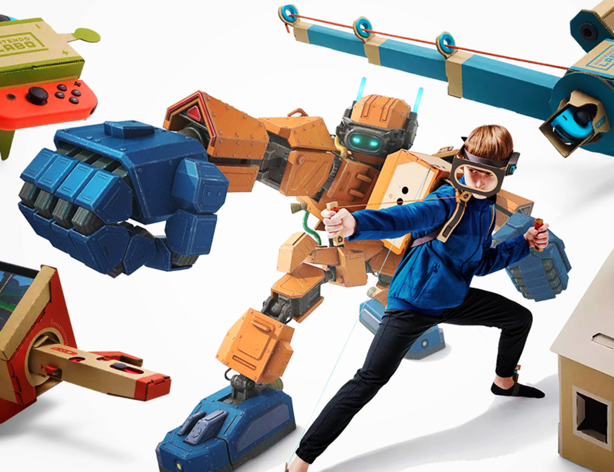 Nintendo Labo 机器人套装 Vr套装双重奏仅 26 包邮超值收 北美省钱快报