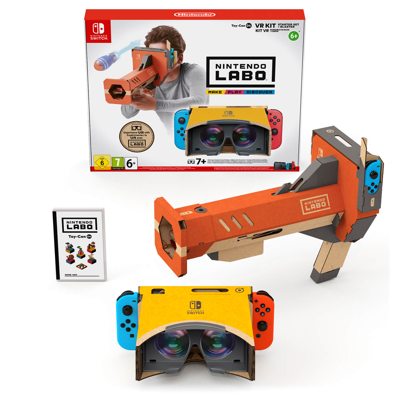 Nintendo Labo 机器人套装 Vr套装双重奏仅 26 包邮超值收 北美省钱快报