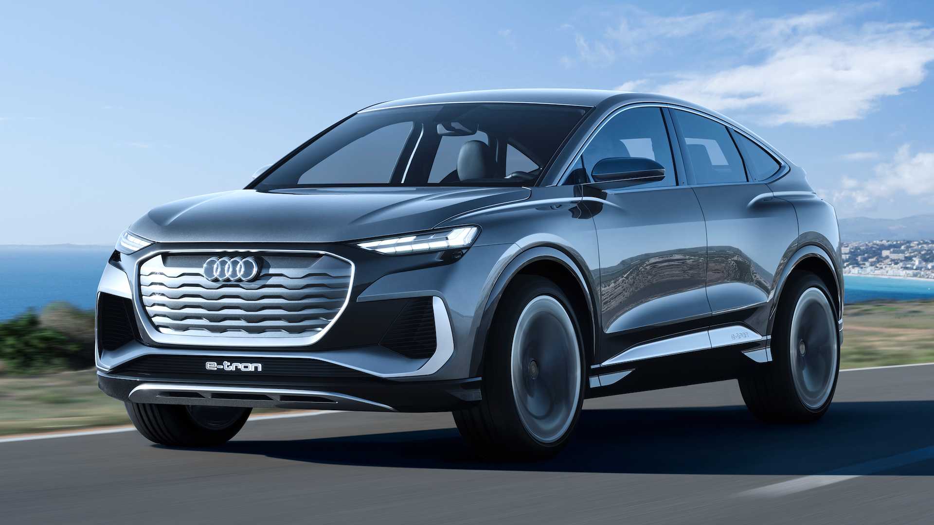 Audi Q4 E Tron Sportback 跨界概念版电动suv 量产版明年亮相 北美省钱快报