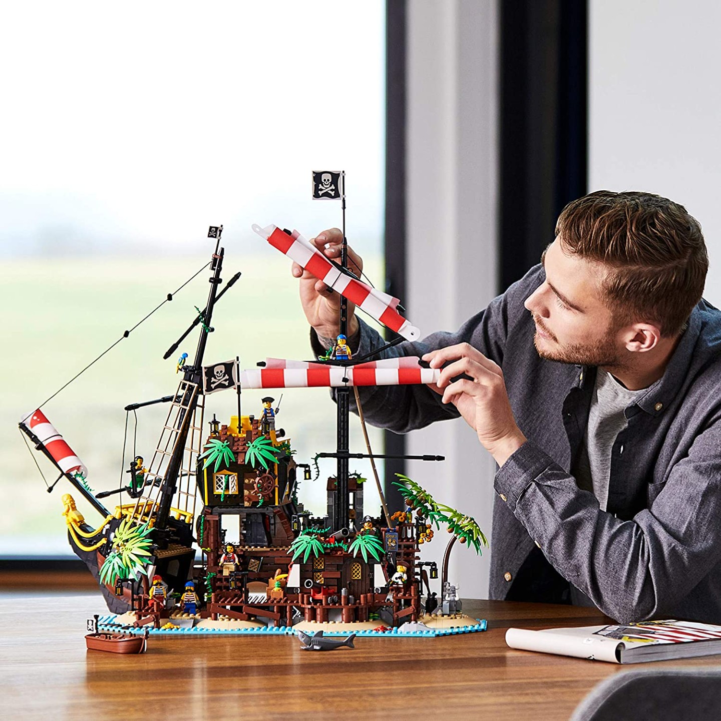 lego ideas系列 梭鱼湾 海盗沉船岛 21322 - 北美省钱快报