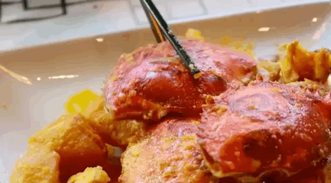咸蛋黄南瓜炒蟹.gif
