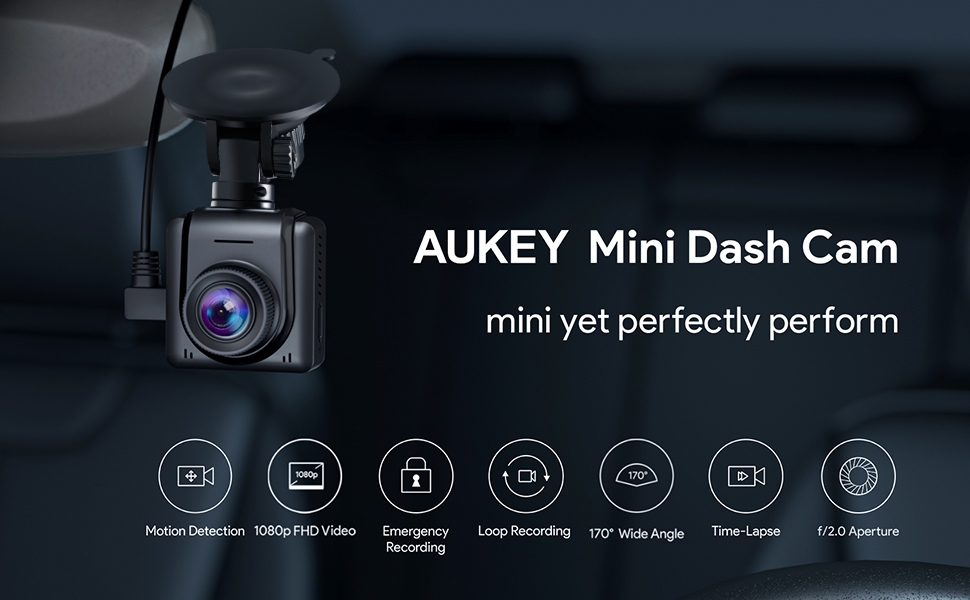 独家:aukey 行车记录仪大促 全场低至6.5折$25.