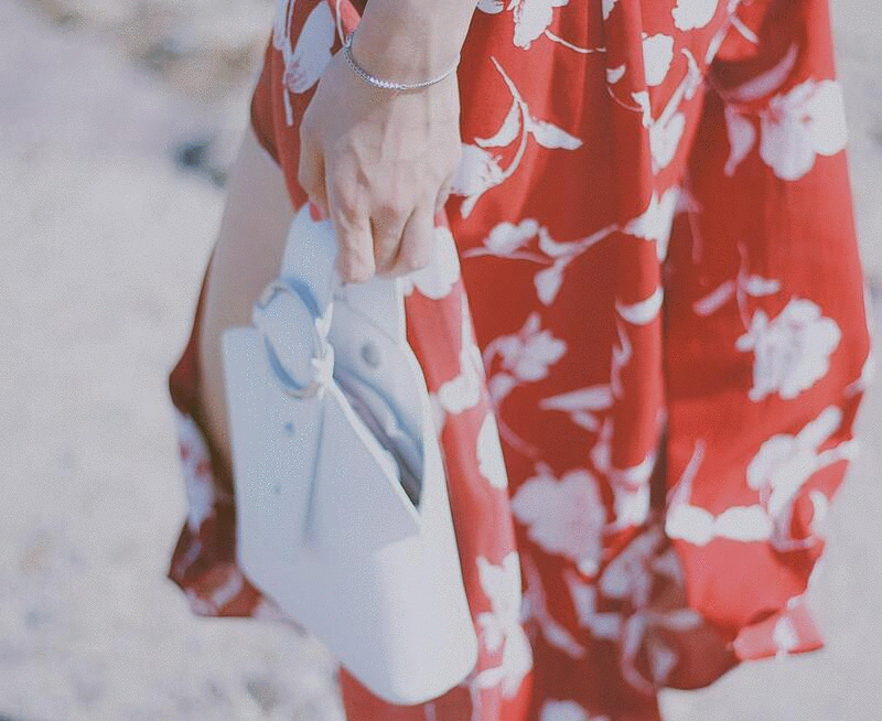 夏季拥有白色包包的五色少女❤ | PARISA WANG手腕包测评