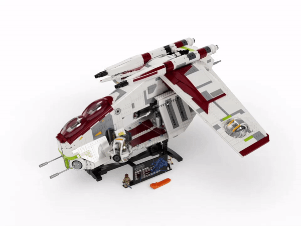 上新:lego官网 星战 共和国炮艇,2021年首款ucs之作 $349.