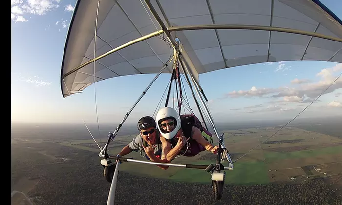 纽约周边高空悬挂滑翔机体验 含飞行视频录制 - 北美省钱快报