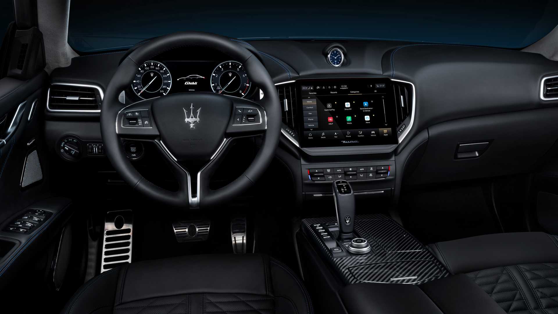 maserati ghibli hybrid 玛莎拉蒂豪华轿车 品牌首款混动登场 - 北美