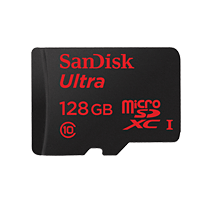 SanDisk Ultra microSDXC Memory Card 128GB