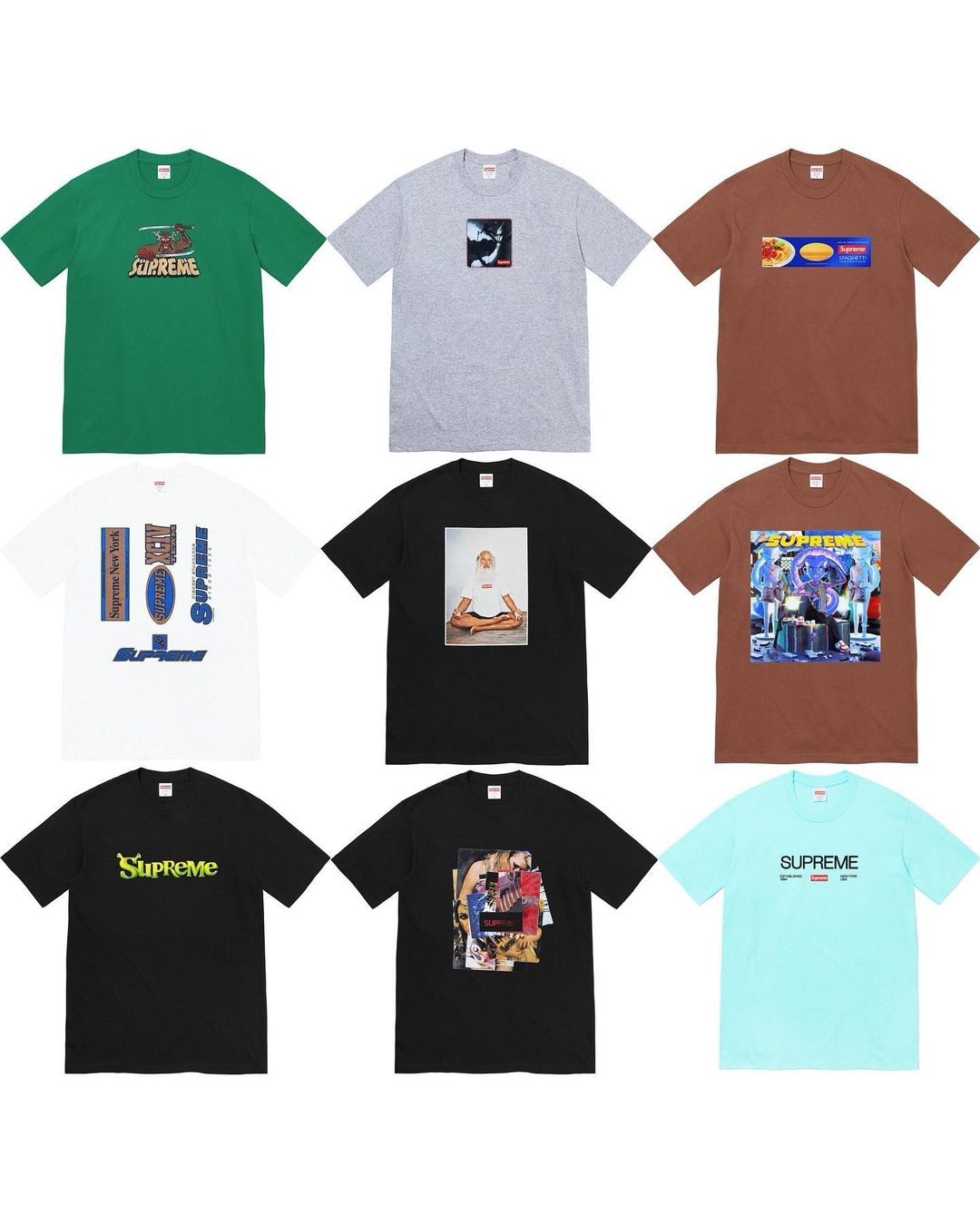 supreme fall tees 2021