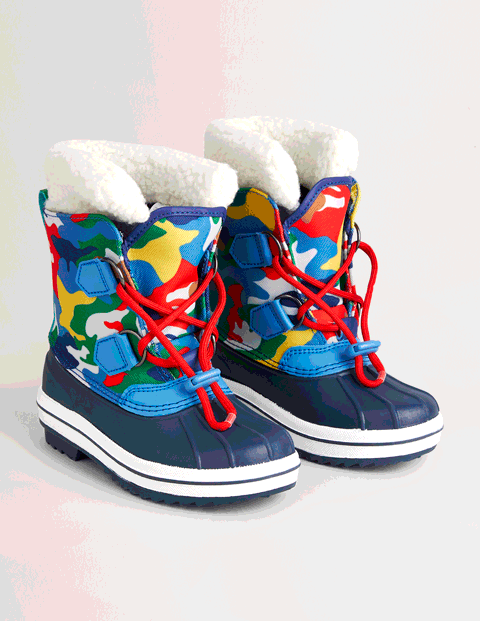 BodenAll Weather Boots (Boys) - Multi Camo | Boden US