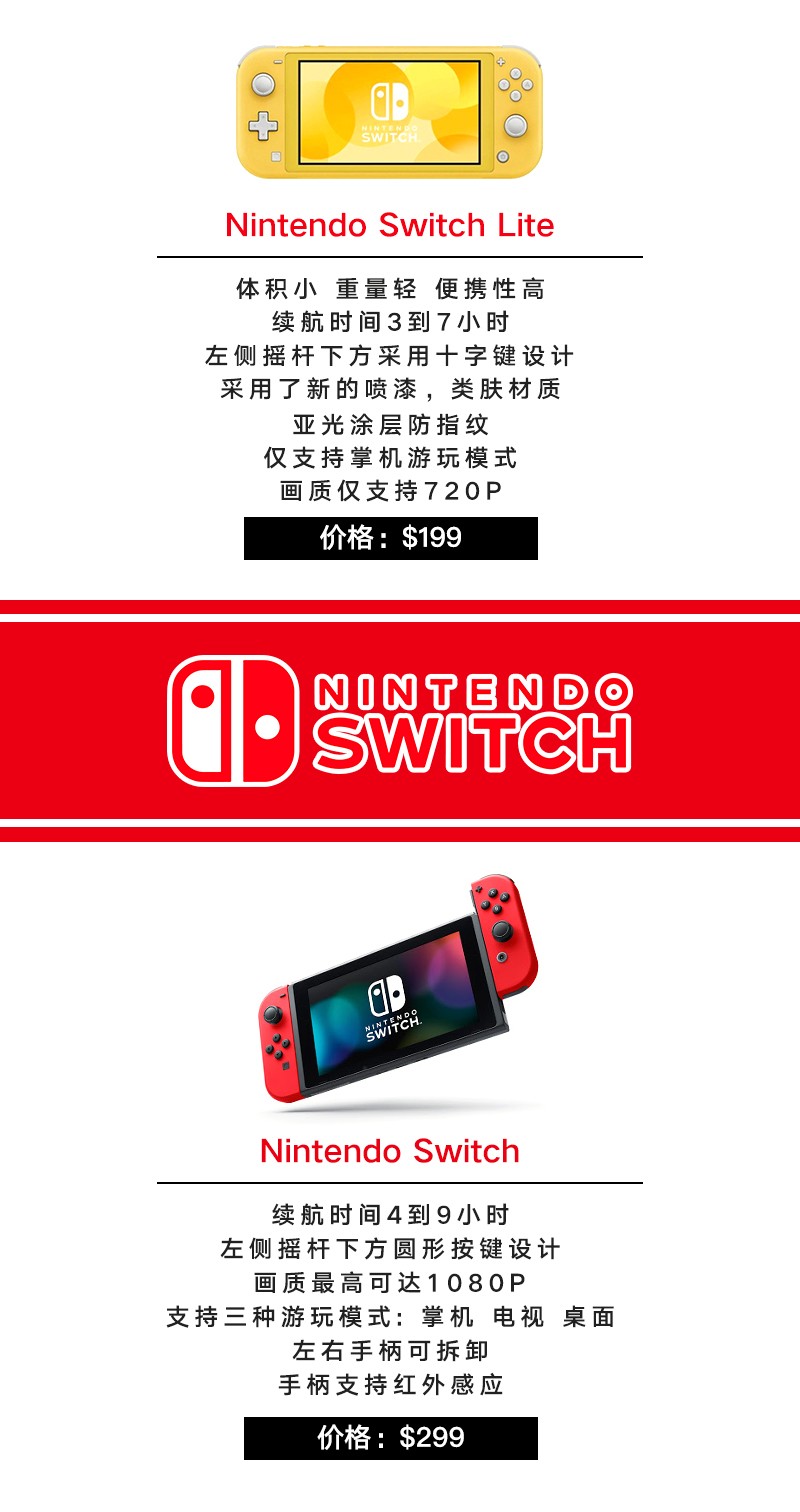 Nintendo Switch 全新续航增强版32gb 299 99 包邮 北美省钱快报