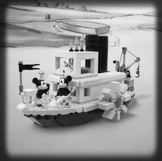 lego米奇90周年 威利号蒸汽船 21317 ideas系列