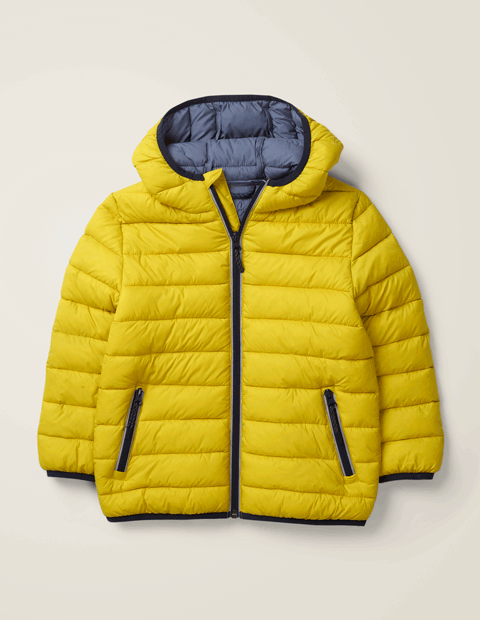 BodenCosy Pack-Away Jacket - Daffodil Yellow | Boden US