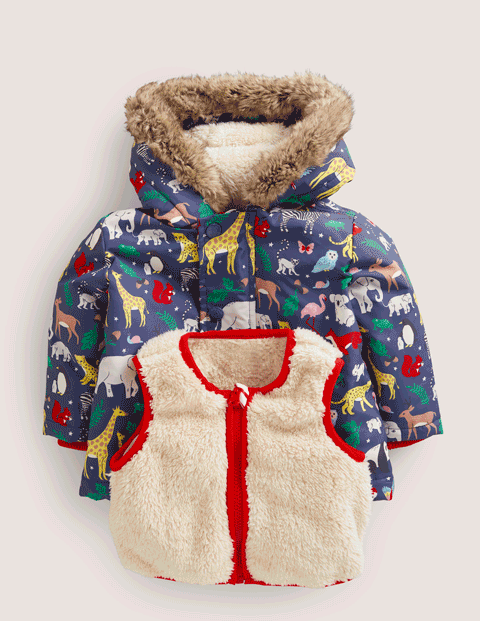 Boden婴幼儿三合一保暖外套