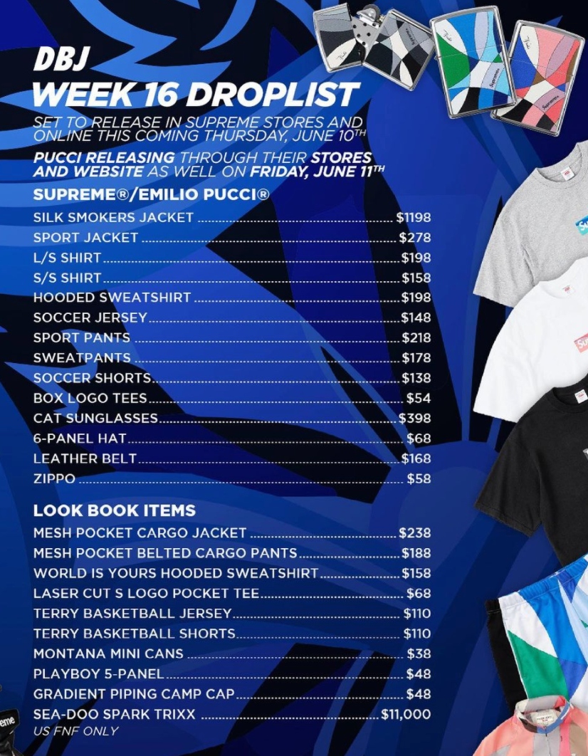 Supreme联名汇总 英国supreme联名新款发售 英国省钱快报