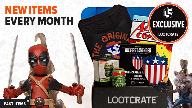 Loot Crate 热门动漫周边订阅盒子独立日促销一律7折 北美省钱快报