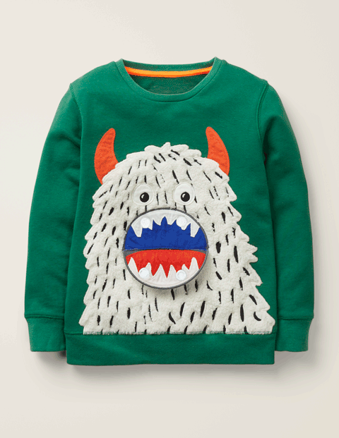 Boden儿童立体怪兽卫衣