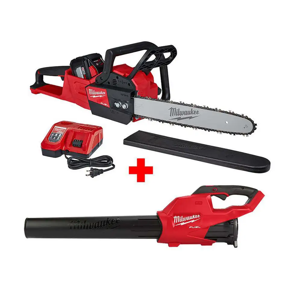 Milwaukee M18 18V 电锯+鼓风机套装