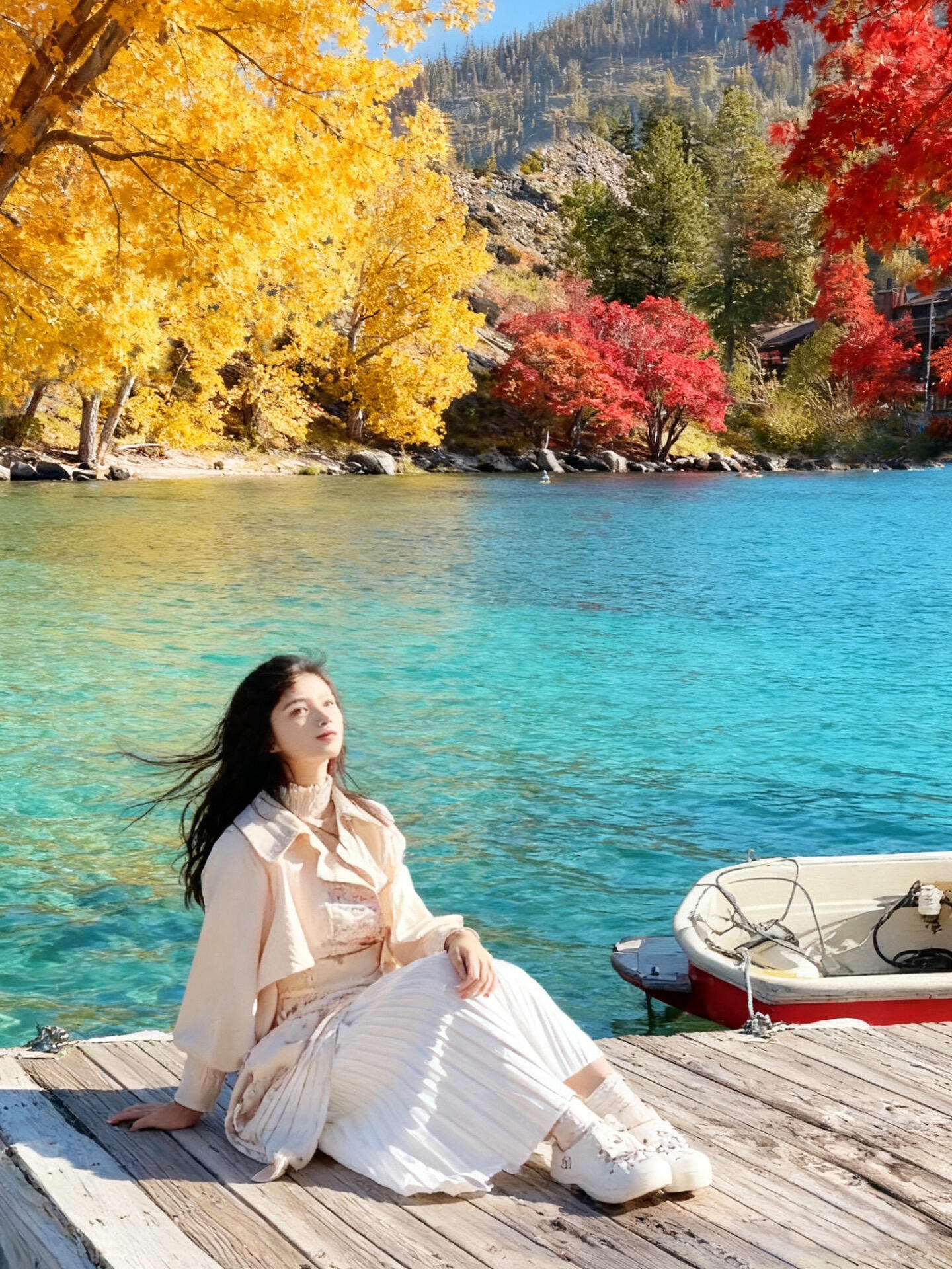 接下来太浩湖的秋天🍂将会是一场流动的盛宴