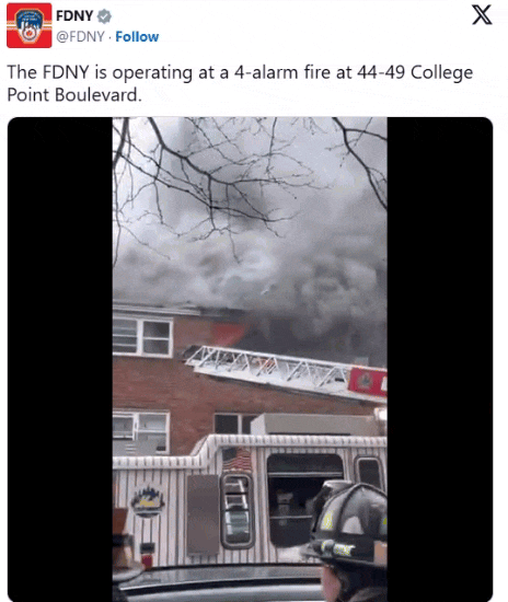 法拉盛大火4死含3岁儿童