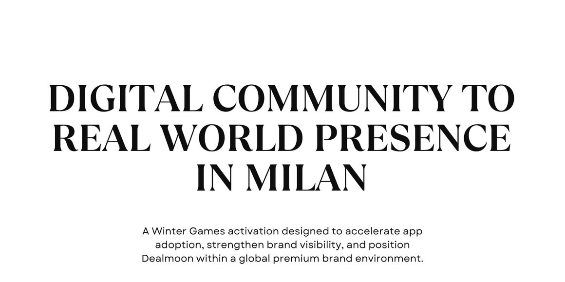 Dealmoon 意大利米兰冬运会线下活动