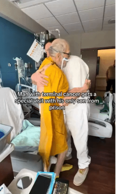 一面即永别！德州服刑儿子获假特批，...