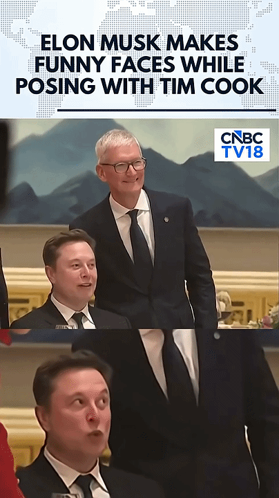 库克：我只想下班！马斯克国宴搞怪抢镜，小...